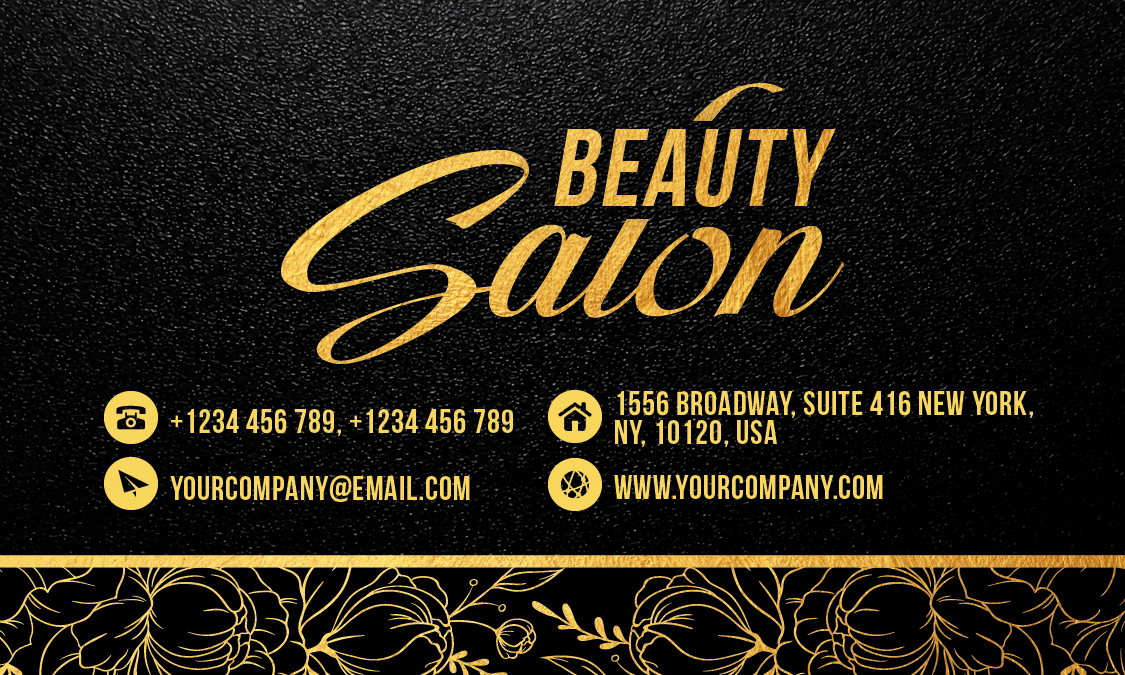 business card salon